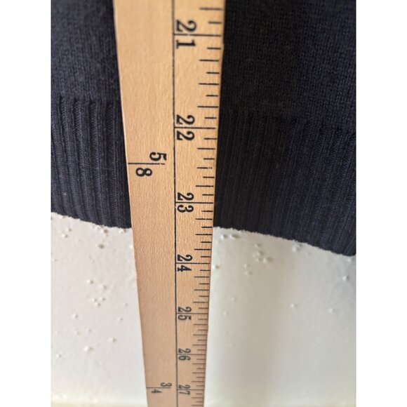 Amicale 100% Cashmere Ombre Striped V-Neck Sweater Soft Luxe Gradient Knit M - Picture 7 of 7